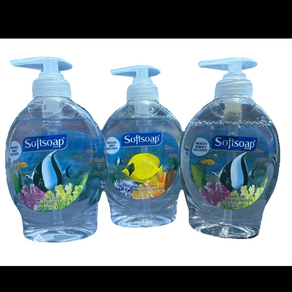 NEW Vintage SoftSoap Aquarium Series Fish Panel Inside 7.5 oz Hand Soft Soap!